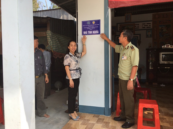 Công ty Siêu Thanh trao nhà tình nghĩa tại An Giang